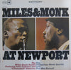 The Miles Davis Sextet - Miles & Monk At Newport (Vinyl, LP, Album, Reissue, Stereo) Very Good Plus (VG+) / Good Plus (G+)
