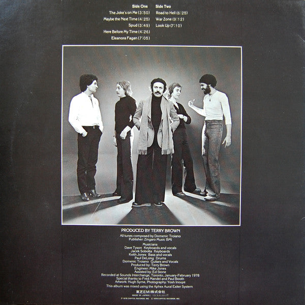 Master Release: The Joke's On Me by The Domenic Troiano Band