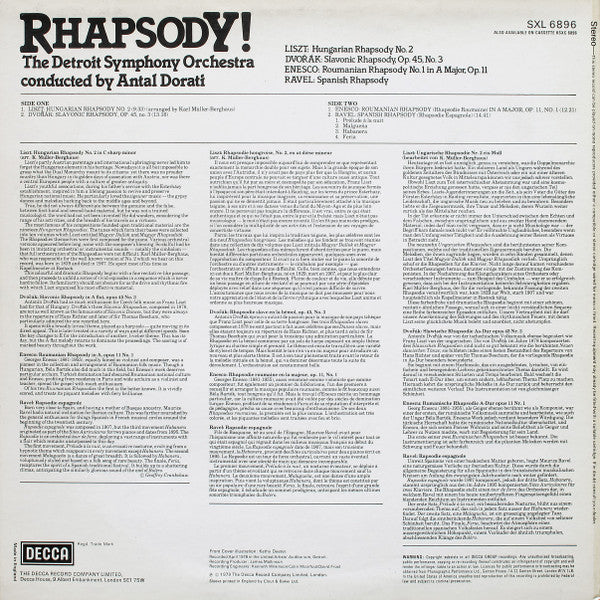 Master Release: Rhapsody! by Detroit Symphony Orchestra
