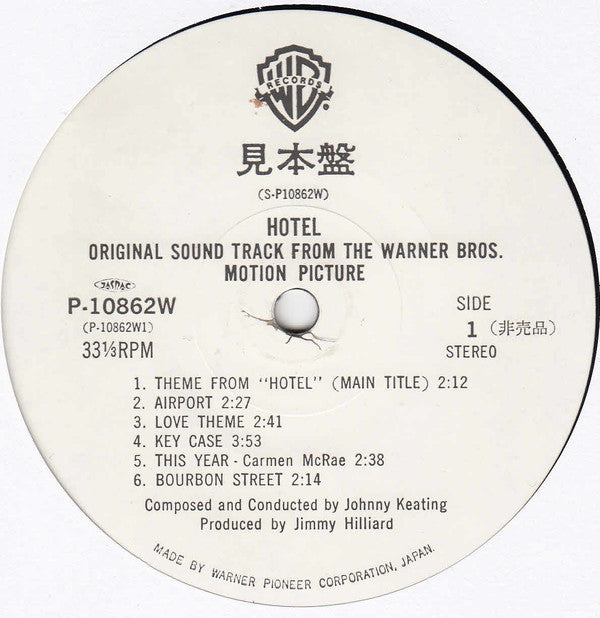 Master Release: Hotel - Original Motion Picture Sound Track by John Keating