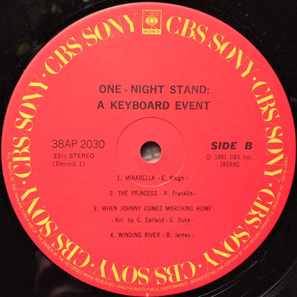 One Night Stand: A Keyboard Event