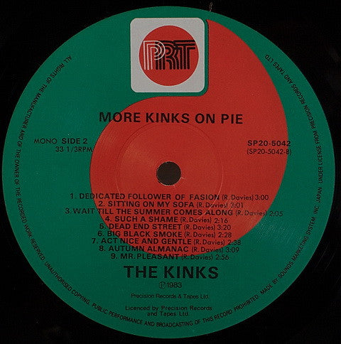 More Kinks On Pie