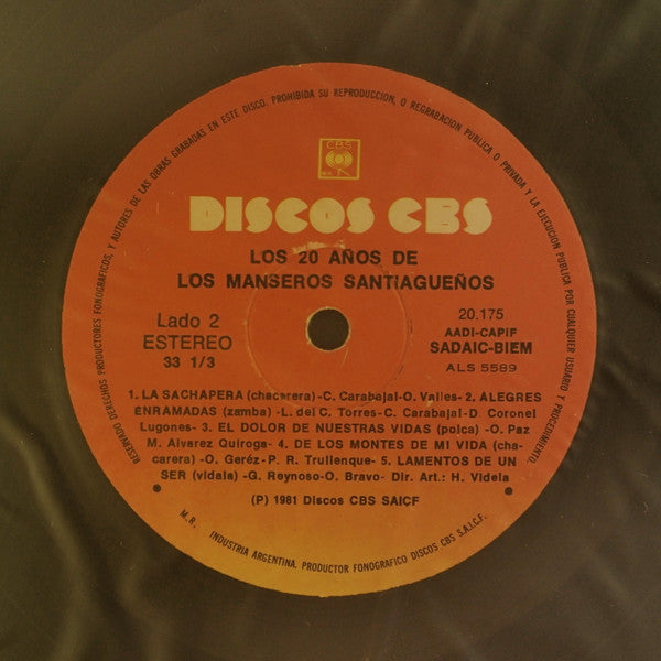 Los 20 Años De Los Manseros Santiagueños