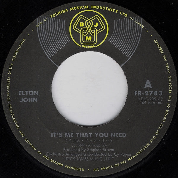 It's Me That You Need