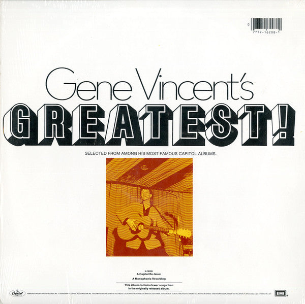 Master Release: Gene Vincent's Greatest! by Gene Vincent