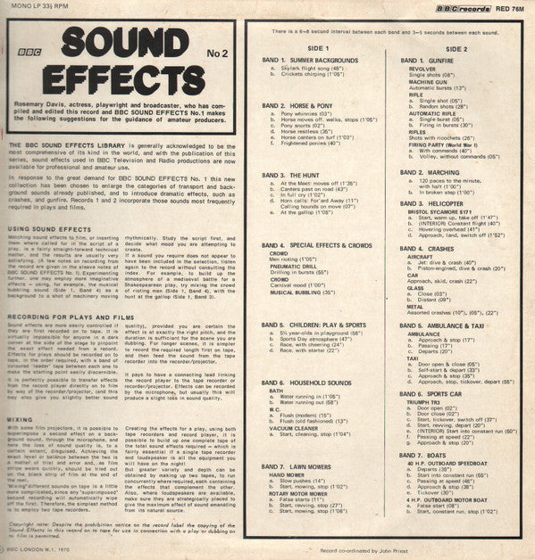 Master Release: BBC Sound Effects No. 2 by No Artist