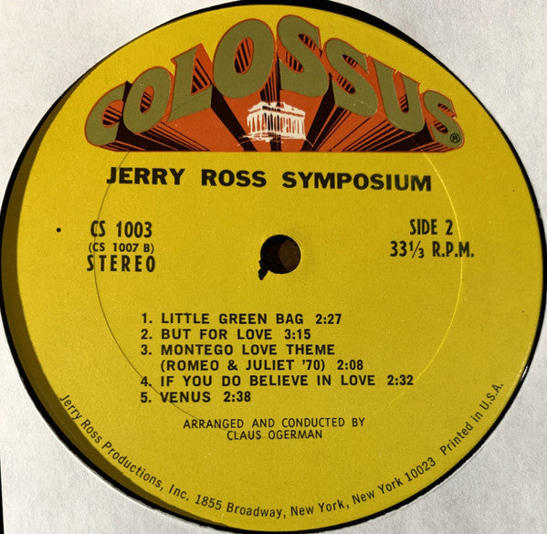 Jerry Ross Symposium