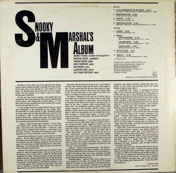 Release: Snooky & Marshal's Album-Vinyl-US-1978-CJ-55-2895318