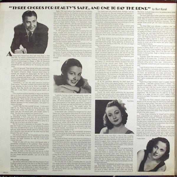 The Complete Artie Shaw Volume V, 1941-1942