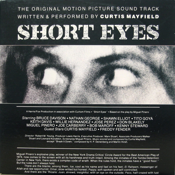 Master Release: Short Eyes - The Original Picture Soundtrack by Curtis Mayfield
