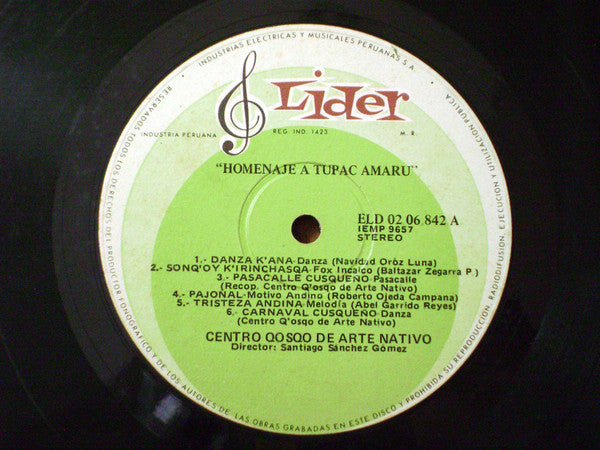 Homenaje A Tupac Amaru