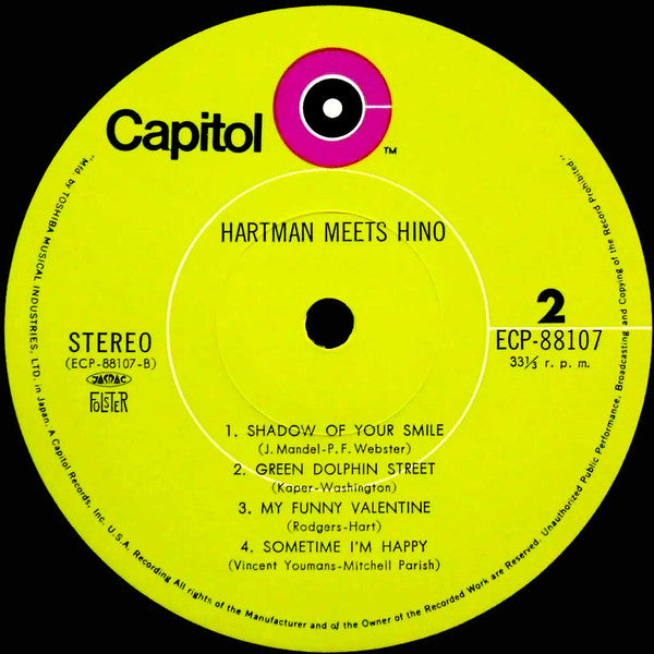 Hartman Meets Hino