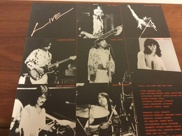 Master Release: Live by Tetsu & The Good Times Roll Band