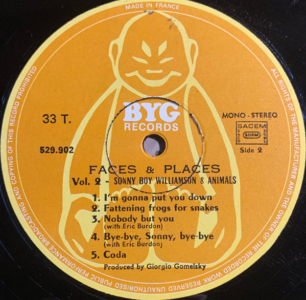 Sonny Boy Williamson + Animals (Faces & Places Vol. 2)