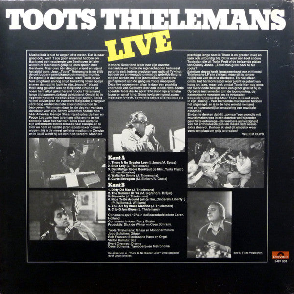 Release: Live-Vinyl-Netherlands-1974-2491 003-7294778