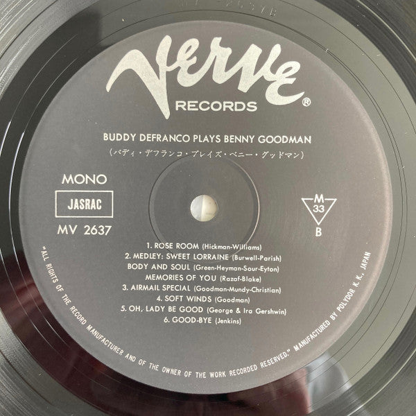 Buddy DeFranco Plays Benny Goodman