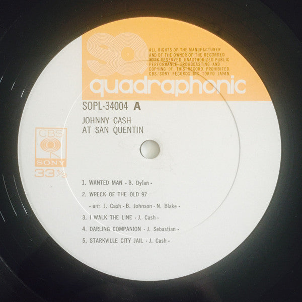 Johnny Cash At San Quentin