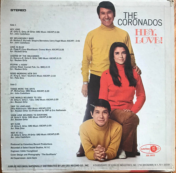 Master Release: Hey, Love by The Coronados