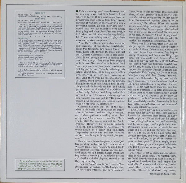 Free Jazz - A Collective Improvisation By