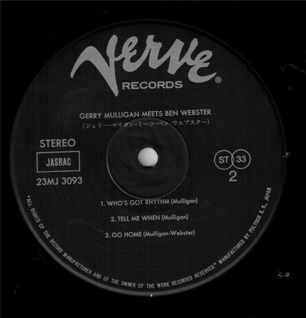 Gerry Mulligan Meets Ben Webster