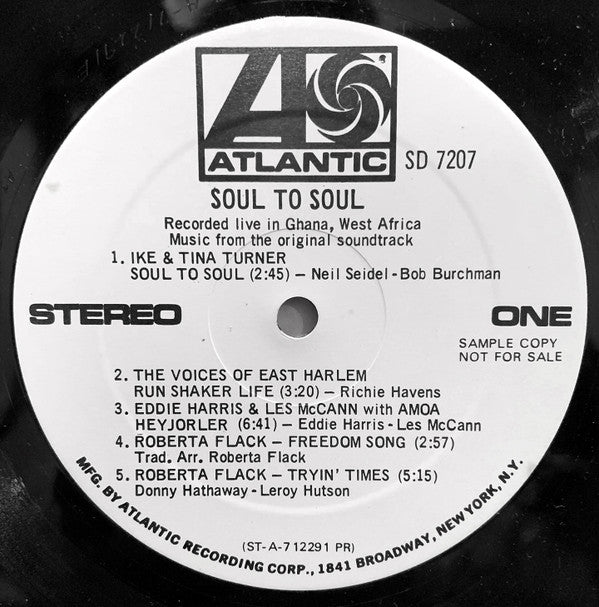 Soul To Soul (Music From The Original Soundtrack - Recorded Live In Ghana, West Africa)
