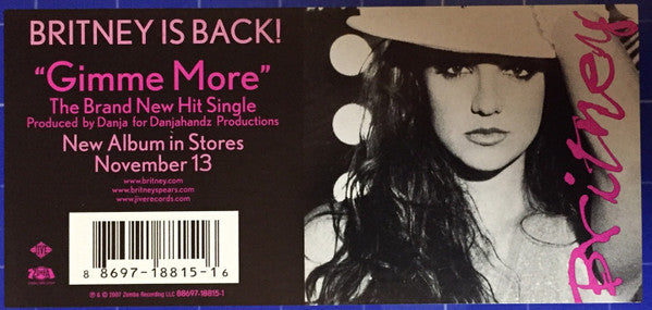 Master Release: Gimme More by Britney Spears