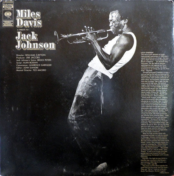 Release: Jack Johnson (Original Soundtrack Recording)-Vinyl-US-1971-KC 30455-9820805
