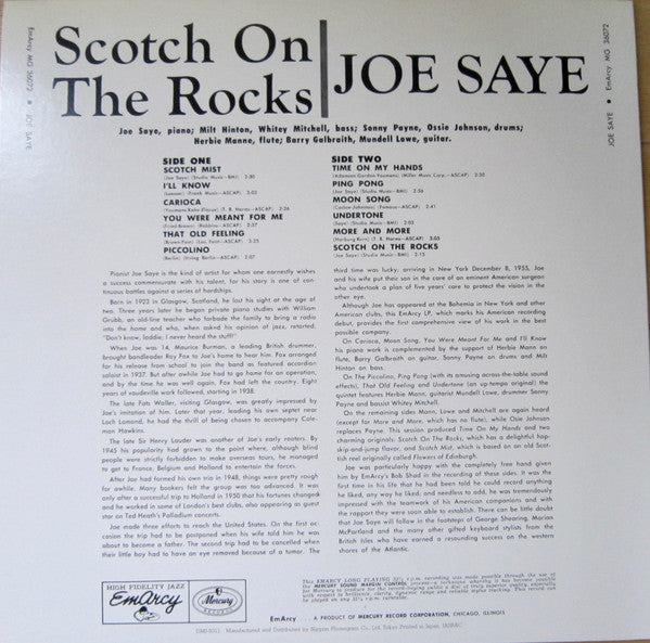 Release: Scotch On The Rocks-Vinyl-Japan-1991-DMJ-5011-9811893