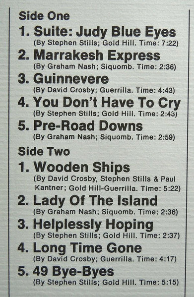 Crosby, Stills & Nash