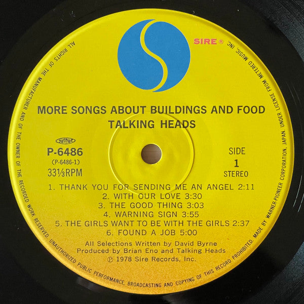 More Songs About Buildings And Food