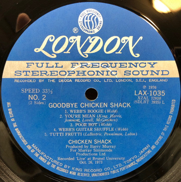 Goodbye Chicken Shack