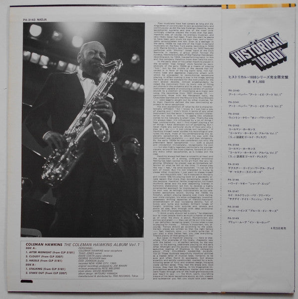 The Coleman Hawkins Album Vol. 1