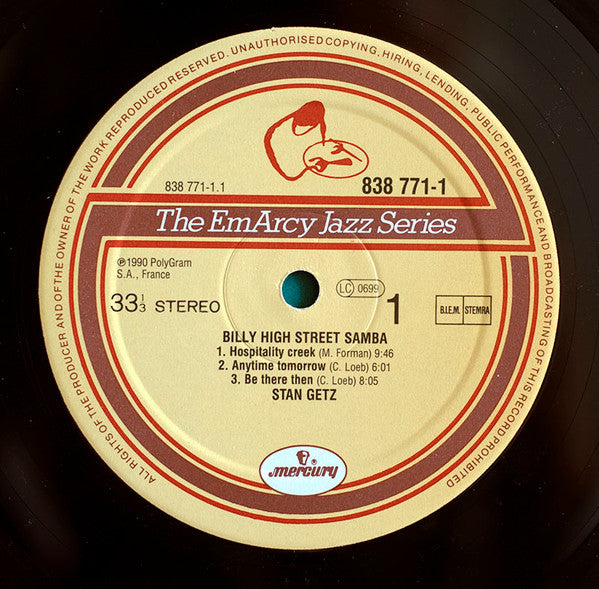 Release: Billy Highstreet Samba-Vinyl-Europe-1990-838 777-1, 838 771 1-2310189