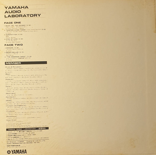 Yamaha Audio Laboratory For NS-500 Vol. 1