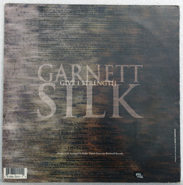 Master Release: Give I Strength by Garnett Silk
