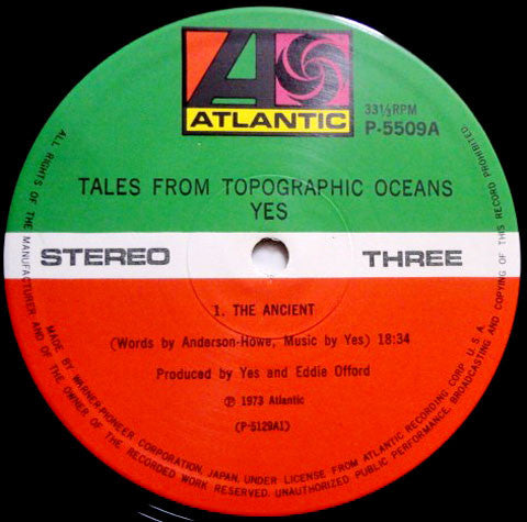 Tales From Topographic Oceans