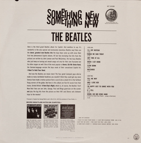 Release: Something New-Vinyl-US-1976-ST 2108, ST-2108-8292830