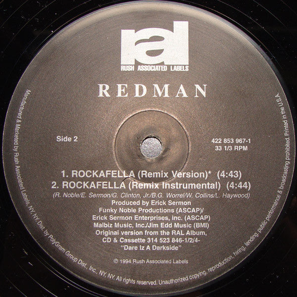Master Release: Rockafella by Redman