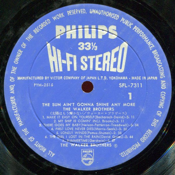 The Sun Ain't Gonna Shine Anymore = 太陽はもう輝かない