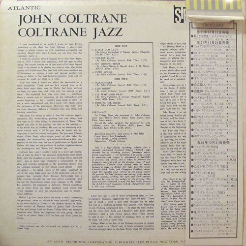 Release: Coltrane Jazz-Vinyl-Japan-1976-P-7503A-6738215