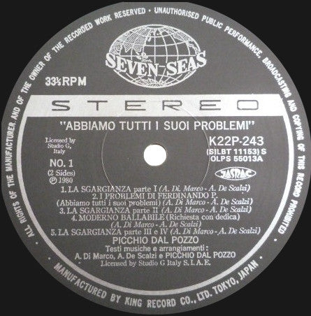 Master Release: Abbiamo Tutti I Suoi Problemi by Picchio Dal Pozzo