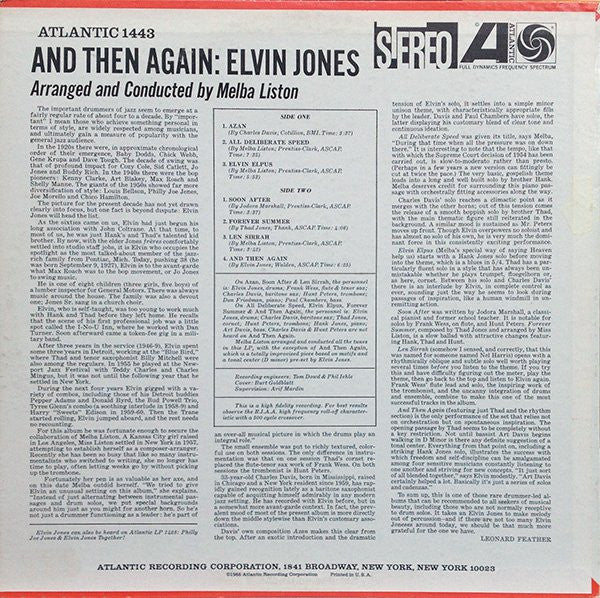 Release: And Then Again-Vinyl-US-1965-SD 1443-3029913