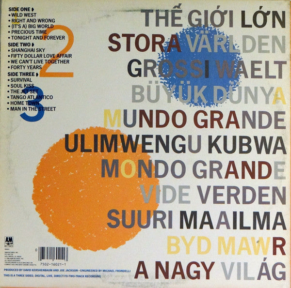 Release: Big World-Vinyl, Vinyl-US-1986-SP6021, SP-6021-9479352