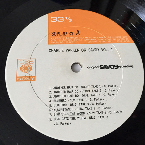 Charlie Parker On Savoy Vol. 4