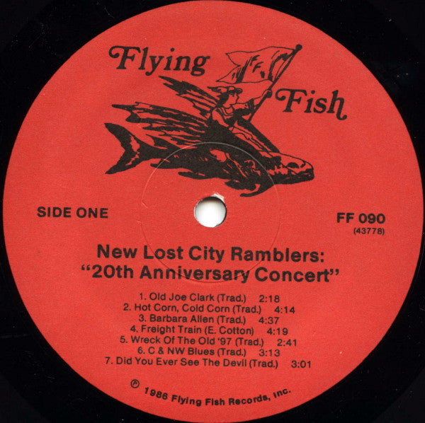Master Release: 20th Anniversary Concert by The New Lost City Ramblers