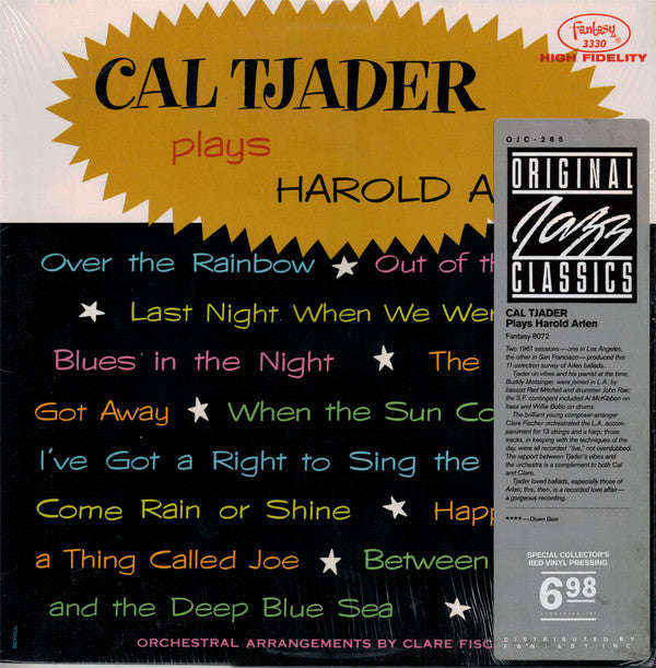 Master Release: Cal Tjader Plays Harold Arlen by Cal Tjader