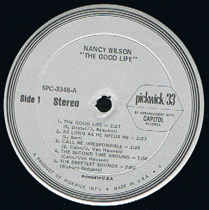 Release: The Good Life-Vinyl-US-1973-SPC 3348, SPC-3348-2370615
