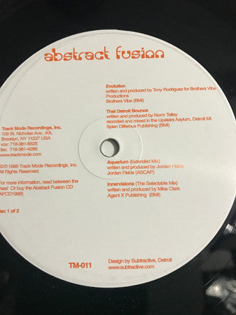 Release: Abstract Fusion-Vinyl-US-1999-TM-011, MU 005-9051362
