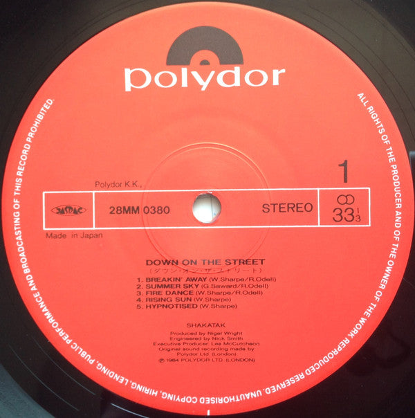 Down On The Street = ダウン・オン・ザ・ストリート