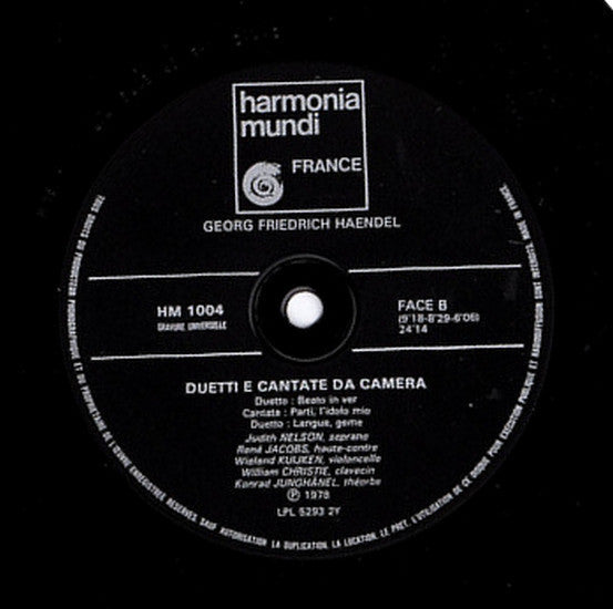 Duetti E Cantate Da Camera